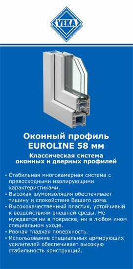 ОкнаВека-кнш EUROLINE 58